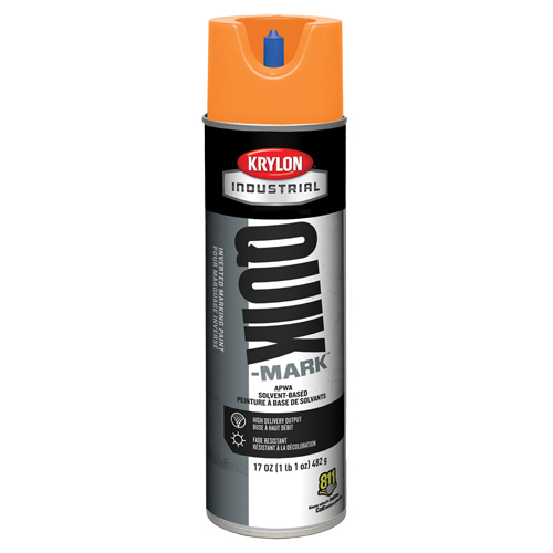 Industrial Quik-Mark Solvent-Based Inverted Marking Paint, 17 oz., Aerosol Can Rock Safety Industrial Ltd