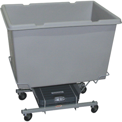 Scale Carts, Polyethylene, 33" L x 23" W x 33" H, 7 cu. ft. Volume, 250 lbs. Capacity Rock Safety Industrial Ltd