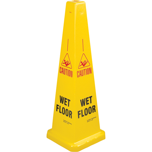 C&ocirc;nes de d&eacute;viation  Wet Floor , Anglais avec pictogramme Rock Safety Industrial Ltd