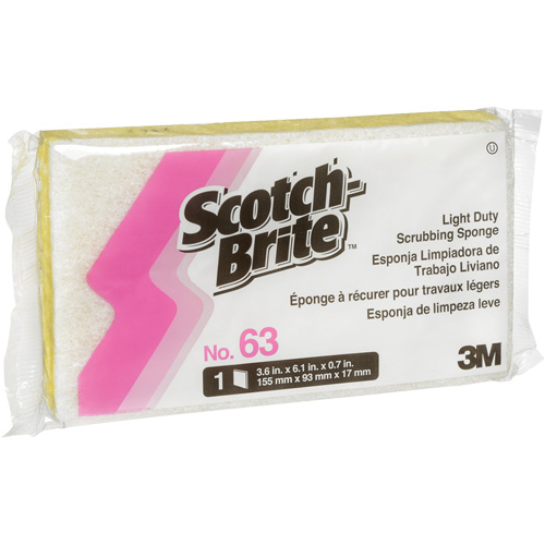 &eacute;ponge &agrave; r&eacute;curer pour les petits travaux Scotch-Brite, Cellulose/&agrave; r&eacute;curer, 3-1/2" la x 6" l Rock Safety Industrial Ltd