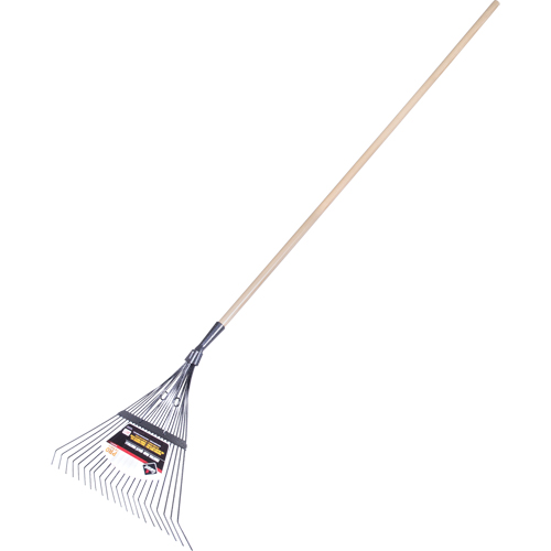 Pro Fan Rake, 24" Blade, 22 Tines, Hardwood Handle, Steel Blade Rock Safety Industrial Ltd