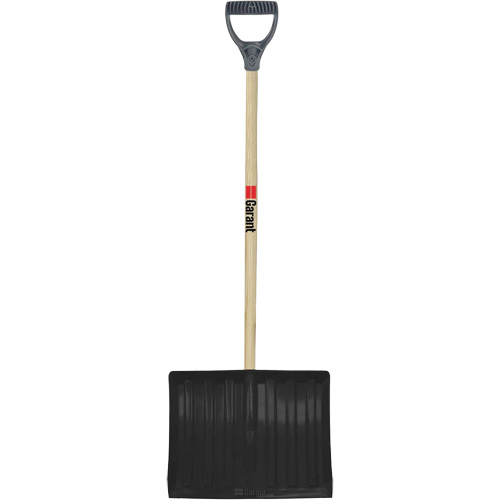Nordic Snow Shovel, Polypropylene Blade, 17-3/4" Wide, D-Grip Handle Rock Safety Industrial Ltd