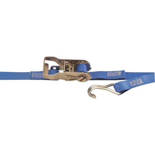 Heavy-Duty Utility Straps, Wire Hook, 1" W x 13' L, 167 lbs. (76 kg) Working Load Limit Rock Safety Industrial Ltd