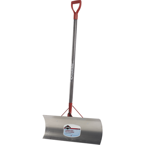 Nordic Snow Pusher, Aluminum Blade, D-Grip Handle, 24" W Rock Safety Industrial Ltd