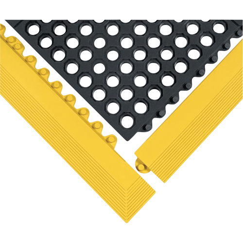 Tapis 24/Seven, Caoutchouc, 3' la c, 3' lo, 5/8" &eacute;paisseur, Noir Rock Safety Industrial Ltd