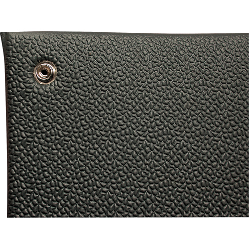 Comfort-King Anti-Static Matting, 6' W x 60' L x 3/8" T, Pebbled, Grey Rock Safety Industrial Ltd