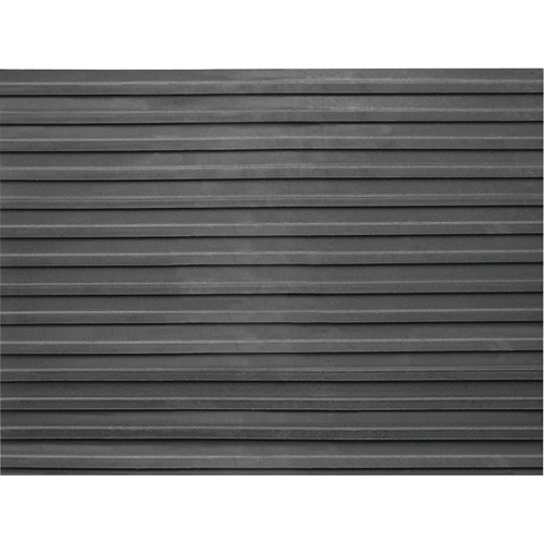 Entrance Mats, Runner, 4' x lin.ft x 1/8", Black Rock Safety Industrial Ltd