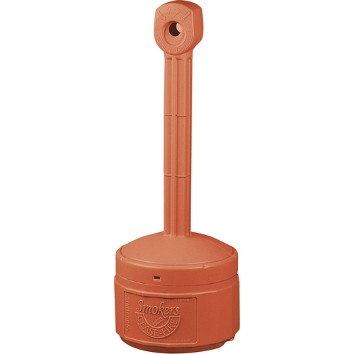 Smokers Cease-Fire&reg; Cigarette Butt Receptacle, Free-Standing, Plastic, 1 US gal. Capacity, 30" Height Rock Safety Industrial Ltd
