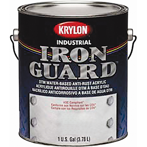 Industrial Iron Guard&reg; Water-Based Enamel, Can, Grey Rock Safety Industrial Ltd