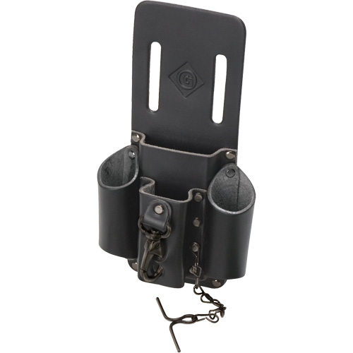 Poche pour ceinture porte-outils, Porte-outil multiple, Cuir, 4 Poches Rock Safety Industrial Ltd