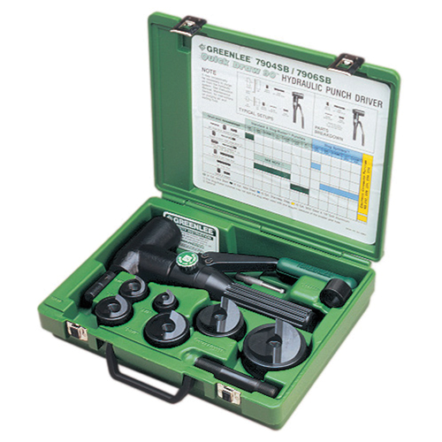 Ensemble de poinçonnage hydraulique Quick Draw 90 avec poinçons SlugBuster Rock Safety Industrial Ltd