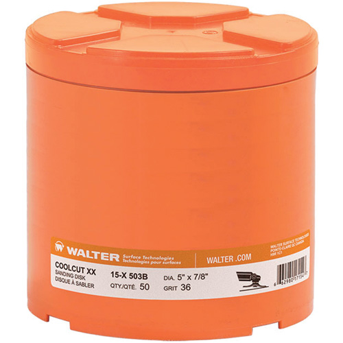 Coolcut XX Sanding Disc, Aluminum Oxide/Ceramic, 60, 5" Dia x 7/8" Arbor Rock Safety Industrial Ltd