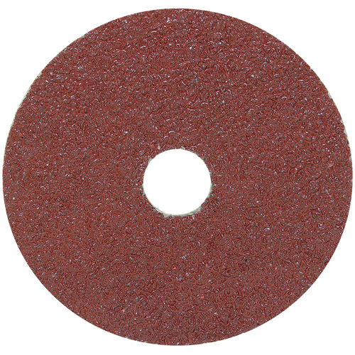 Resin Fibre Sanding Disc, Aluminum Oxide, 24, 4-1/2" Dia x 7/8" Arbor Rock Safety Industrial Ltd