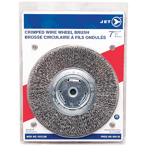 Disque &agrave; fils cr&ecirc;p&eacute;s, 7" dia., Fils 0,014", Arbre 1/2" - 2" Rock Safety Industrial Ltd