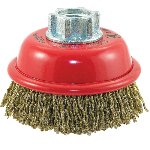 Brosse-boisseau &agrave; fils ondul&eacute;s MAXI-CRIMPED de premi&egrave;re qualit&eacute; Rock Safety Industrial Ltd