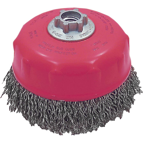 Brosse-boisseau &agrave; fils ondul&eacute;s MAXI-CRIMPED de premi&egrave;re qualit&eacute; Rock Safety Industrial Ltd