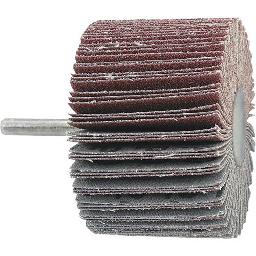 Shaft Mounted Flapwheel, A60 Grit, 2-1/2" x 1" x 1/4" Rock Safety Industrial Ltd