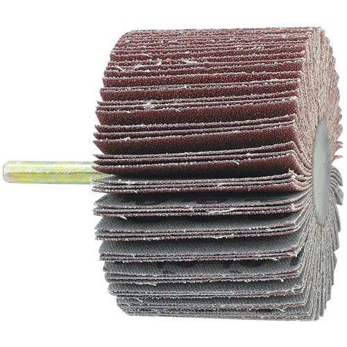 Shaft Mounted Flapwheel, 60 Grit, 1-1/2" x 1/4" Rock Safety Industrial Ltd