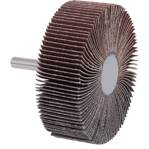 Shaft Mounted Flapwheel, A120 Grit, 3" x 1" x 1/4" Rock Safety Industrial Ltd