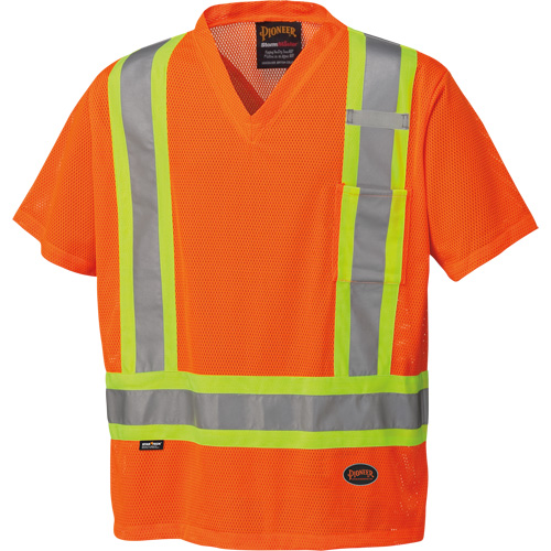 5994 High-Visibility Safety T-Shirt, Polyester, 2X-Large, High Visibility Orange Rock Safety Industrial Ltd