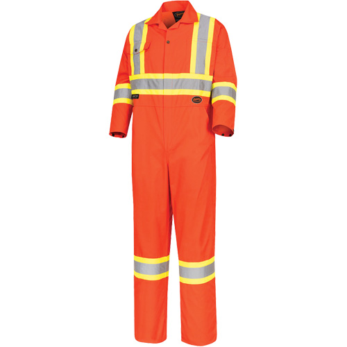5514 High-Visibility Safety Coveralls, 36, High Visibility Orange Rock Safety Industrial Ltd