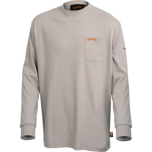 333 Chemise en coton &agrave; manches longues ignifuge, 2T-Grand, Gris Rock Safety Industrial Ltd