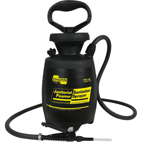 Pulv&eacute;risateurs moussant doubles, 1 gal. (4 L), Plastique, Lance de 12" Rock Safety Industrial Ltd
