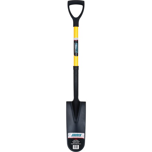 Drain Spade Shovels, Tempered Steel, 16" x 6" Blade, 28-1/2" L, D-Grip Handle Rock Safety Industrial Ltd