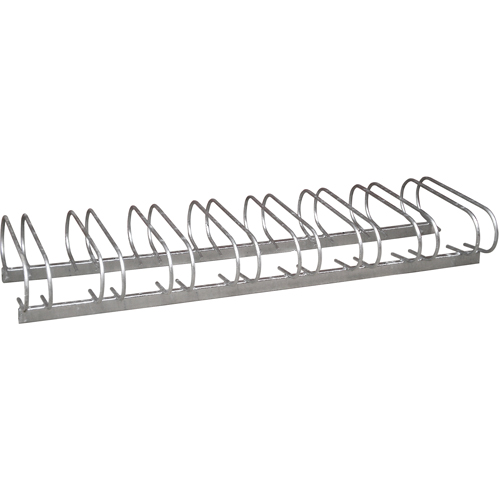 Style Bicycle Rack, Galvanized Steel, 8 Bike Capacity Rock Safety Industrial Ltd
