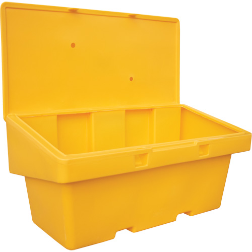 Salt Sand Container SOS, With Hasp, 72" x 36" x 36", 36 cu. Ft., Yellow Rock Safety Industrial Ltd