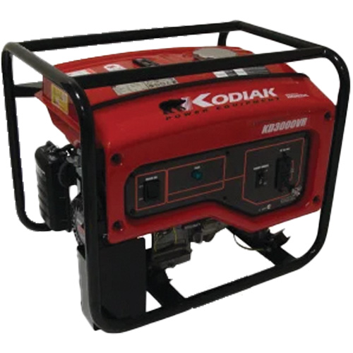 G&eacute;n&eacute;ratrice portative Kodiak KD3000VR, 2400 W nominale, 120 V, R&eacute;servoir de 16 L Rock Safety Industrial Ltd