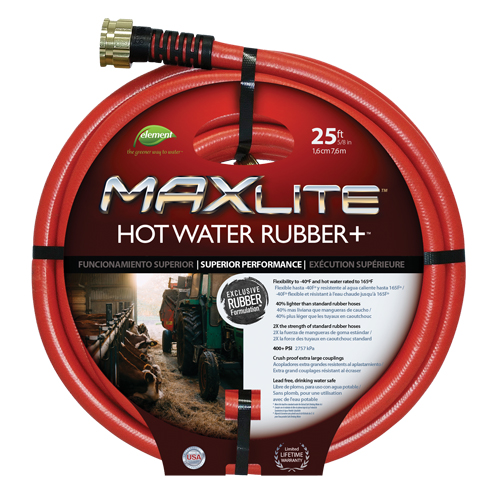 Tuyaux pour eau chaude, Caoutchouc, 5/8" dia. x 50' lo Rock Safety Industrial Ltd