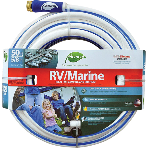 Element Marine & RV Water Hoses, PVC, 5/8" dia. x 50' Rock Safety Industrial Ltd