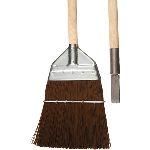 Railway & Track Broom with Chisel, Wood Handle, Polypropylene Bristles, 56" L Rock Safety Industrial Ltd