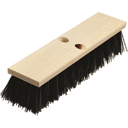 Heavy-Duty Street Broom, 14", Coarse/Stiff, Polypropylene Bristles Rock Safety Industrial Ltd