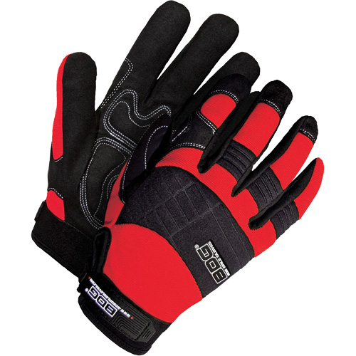 Gants performants &agrave; usage intensif avec paumes coussin&eacute;es, Taille Grand, Paume Synth&eacute;tique Rock Safety Industrial Ltd