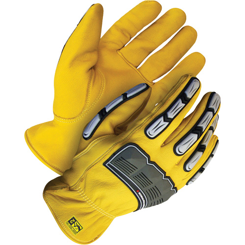 Gants performants Deny avec protecton contre les chocs, 2T-Grand, Paume en Cuir fleur de ch&egrave;vre Rock Safety Industrial Ltd