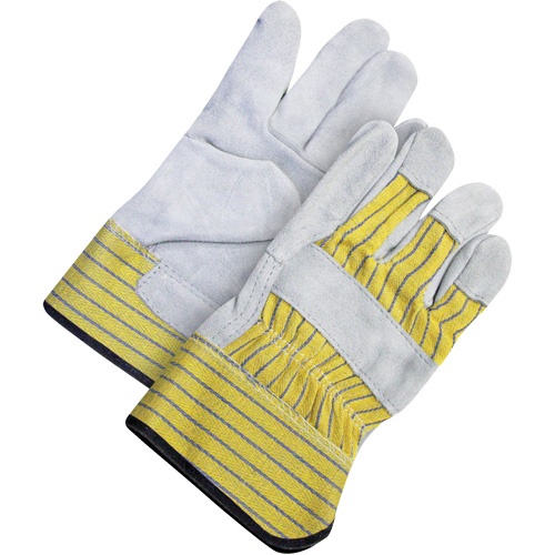 Gants d'ajusteur classiques, Taille unique, Paume en Cuir de vache refendu, Doublure en Molleton Rock Safety Industrial Ltd
