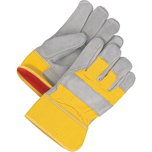 Gants d'ajusteur classiques, Taille unique, Paume en Cuir de vache refendu, Doublure en Molleton de mousse Rock Safety Industrial Ltd