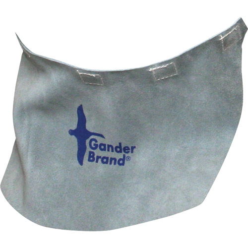 Gander Brand Split Leather Welding Helmet Bib, Pearl Grey Rock Safety Industrial Ltd