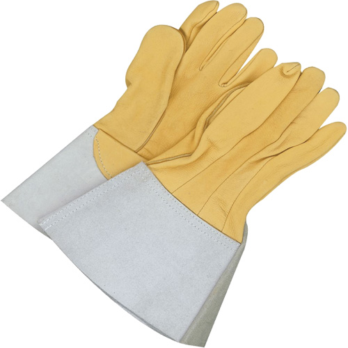 Gander Brand Reverse Grain TIG Welder Gloves, Grain Deerskin, Size 10 Rock Safety Industrial Ltd