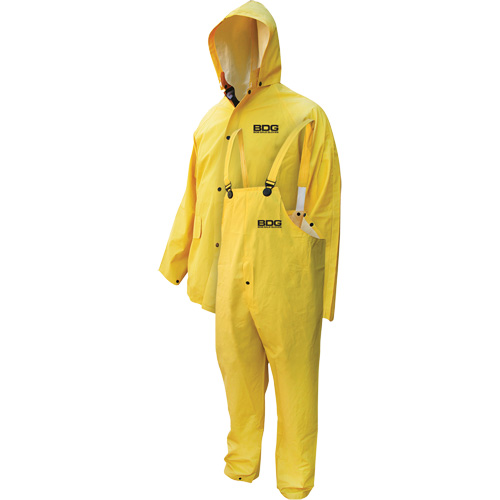 V&ecirc;tements imperm&eacute;ables ignifuges en trois morceaux Deny, T-Grand, Jaune Rock Safety Industrial Ltd