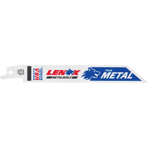 Lame de scie alternative, Bim&eacute;tal, 24 Dents par pouce, 6" lo x 3/4" la Rock Safety Industrial Ltd