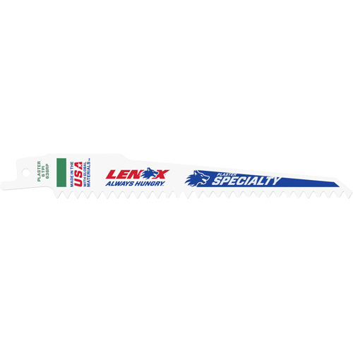 Lame de scie alternative, Bim&eacute;tal, 6 Dents par pouce, 6" lo x 3/4" la Rock Safety Industrial Ltd