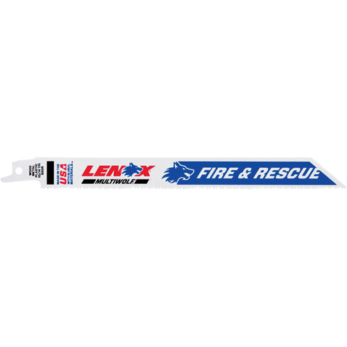 Lame de scie alternative, Bim&eacute;tal, 10/14 Dents par pouce, 8" lo x 3/4" la Rock Safety Industrial Ltd