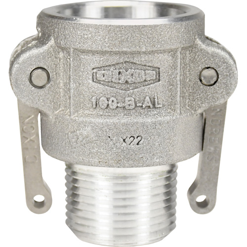 Coupleur &agrave; came et cannelure, Aluminium, Type B, 1", NPT m&acirc;le, 250 PSI Rock Safety Industrial Ltd