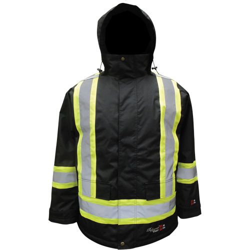 Journeyman Insulated Parka, 3X-Large, Black Rock Safety Industrial Ltd