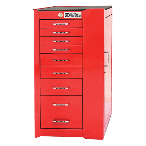 Armoire mobile de s&eacute;rie PRO+, 8 tiroirs, 19" la x 19" p x 36-1/2" h, Rouge Rock Safety Industrial Ltd