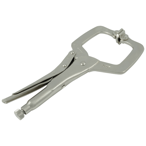 Pinces-&eacute;taux verrouillables avec coussins pivotants, Longueur 11", Pinces serre-joints Rock Safety Industrial Ltd