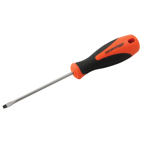 Tournevis pour &eacute;crous &agrave; fente, Tige de 5/32", Ronde, 8" lo, Prise en Coussin&eacute;e Rock Safety Industrial Ltd